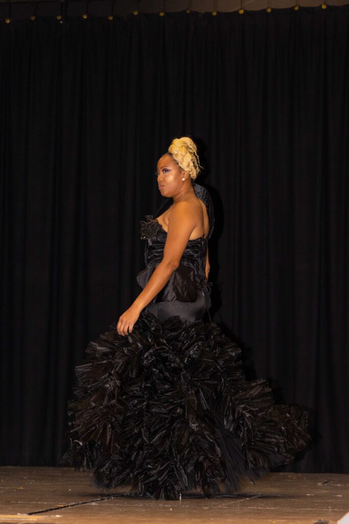 Model on the Runway for Theresa Marie's RESILIENT Collection